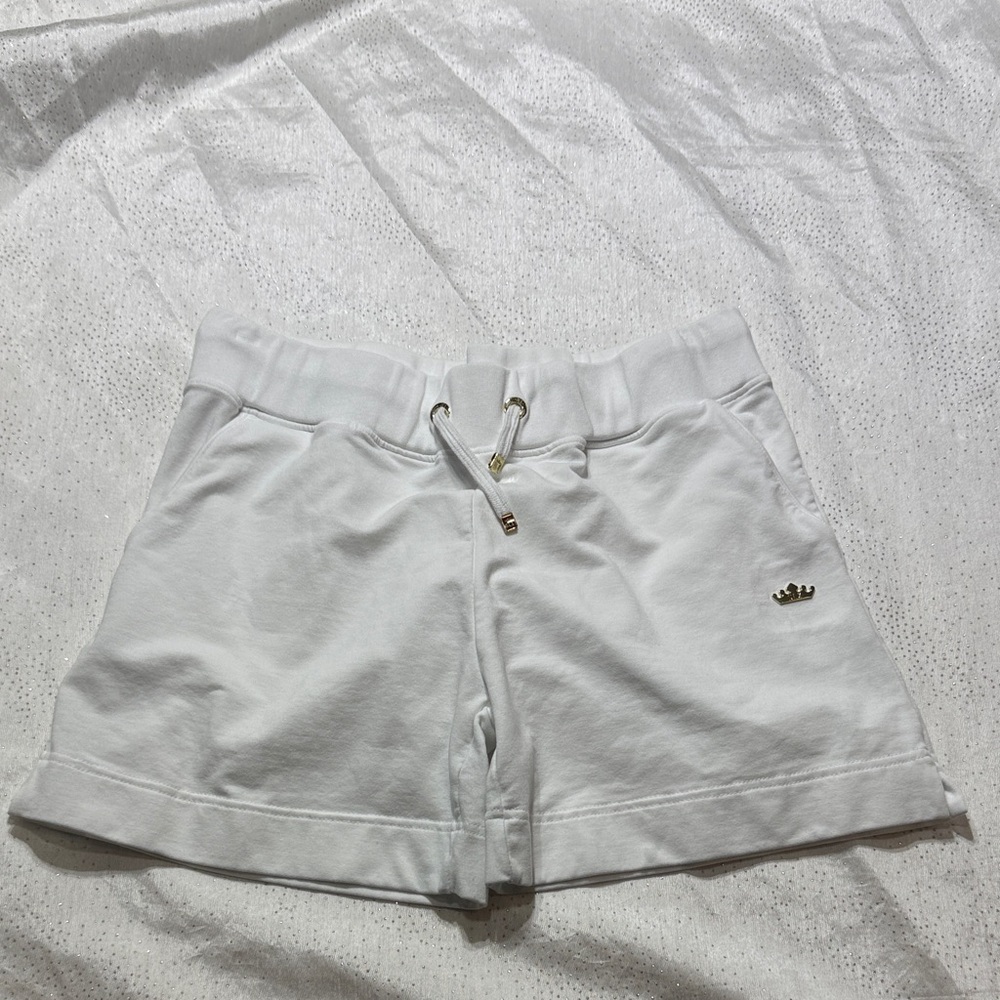 SLX Women’s White Drawstring Cotton Shorts very comfortable size L